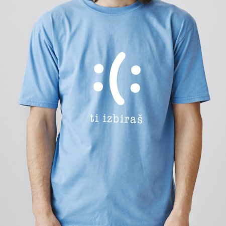 Modra majica Ti izbiraš