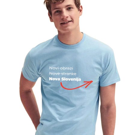 Modra majica Novi obrazi
